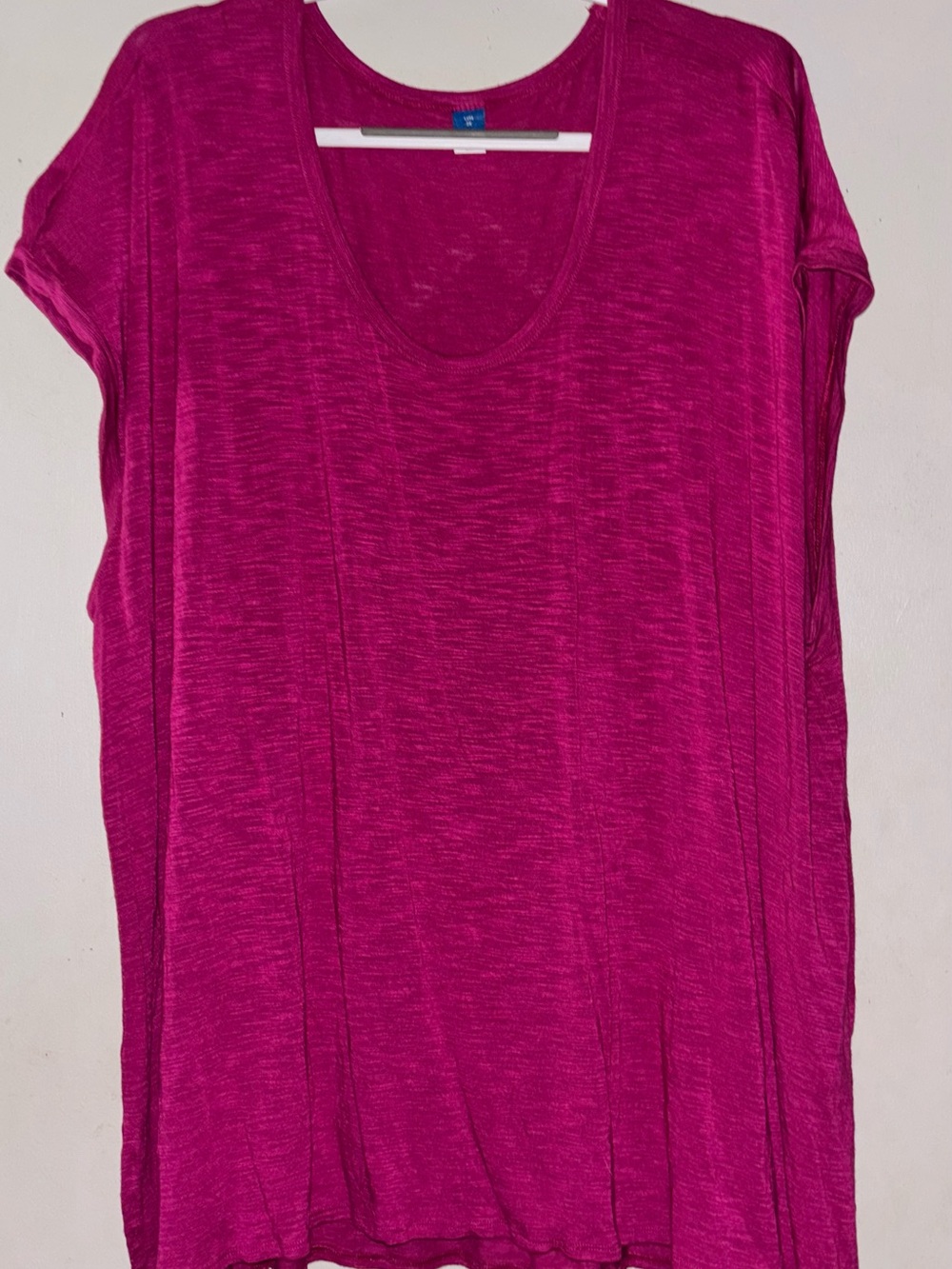 Old Navy Women’s Scoop Neck Tunic Top - Fuchsia